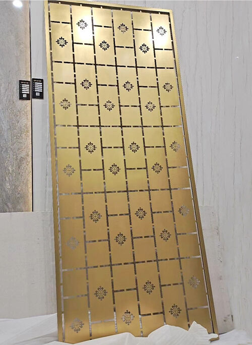 Hoogwaardige hotel scherm aanpassing van roestvrij staal