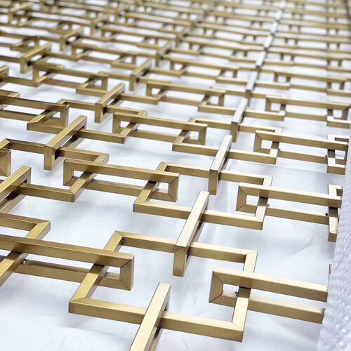 Hotelproject Roestvrij staal maat scherm verbetert de perfecte combinatie van luxe en functionaliteit