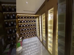 Eenvoudig ontwerp Betaalbare roestvrijstalen wijnkast voor huishoudelijk gebruik