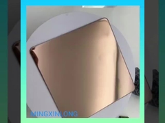 spiegel antieke koffie goud gekleurde roestvrijstalen platen voor decoratie