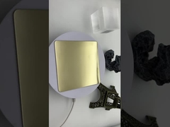 spiegel champagne goud roestvrij staal