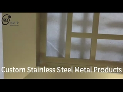 Champagne Gold Laser Raster Decoratieve Moderne Privacy Metalen Scherm Scheidingswand & Ruimteverdeler