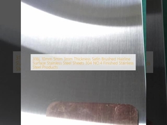 316L 10 mm 5 mm 3 mm Dikte Satine Gepoetste haarlijn Oppervlakte Roestvrij staalplaten 304 NO.4 Afgewerkte producten van roestvrij staal