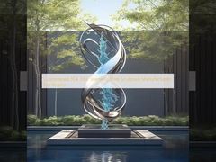 Producenten van op maat gemaakte sculpturen van roestvrij staal 304 316L voor binnen