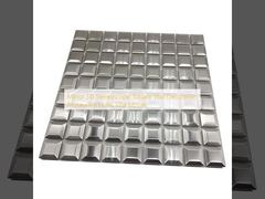 Spiegel 3D Stereoscopische Vierkante Wanddecoratie Restaurant Hotel Villa Mozaïek