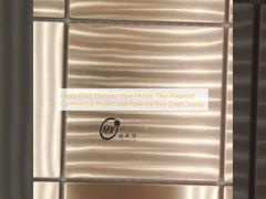 Matzwart roestvrij staal mozaïektegels vuurvast commercieel project wandpaneel fabriek directe levering