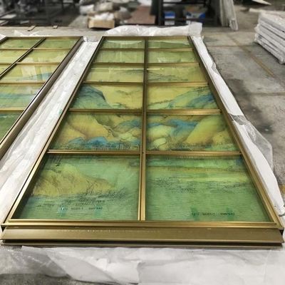 Goede prijs Hairline het Glasverdeling 120*300cm van het HLroestvrije staal de Siercomités van het Bladmetaal online