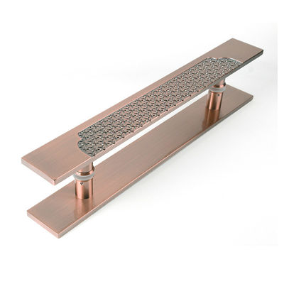 Goede prijs Van de de Legeringsdeur van het douanealuminium van de het Handvatgravure Haarscheurtje van het de Liefde eindigt het Antieke Brons online