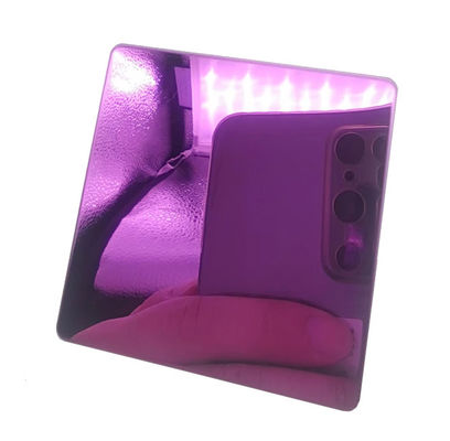 Goede prijs Gekleurde roestvrijstalen plaat 8K roze kleur voor hotel KTV interieurdecoratie Anti-vingerafdrukcoating online