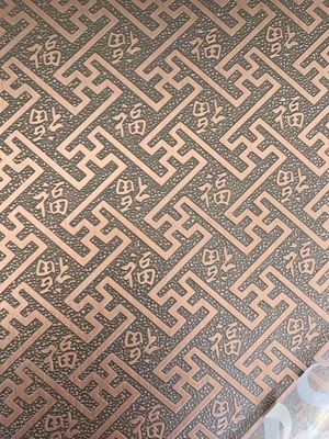 Goede prijs Waterdicht Blad 304 van het Liftroestvrije staal Spiegel beëindigt Geëtst Goud online