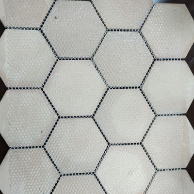 Goede prijs Tegel van het roestvrij staal Hexagon Mozaïek voor Badkamers Backsplash online