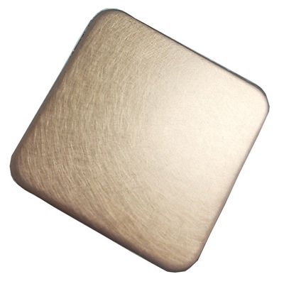 Goede prijs Blad van de de Verkoop Decoratieve Roestvrij staal Aangepaste Kleur van 300 het Koperfabrikanten van de Reekstrilling het Directe online