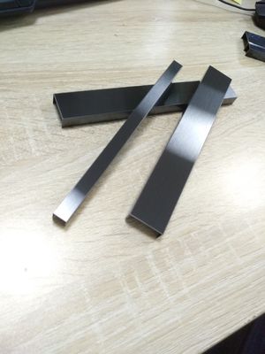 Goede prijs 0.5mm dikte roestvrij staal trim strips haarlijn met AFP online