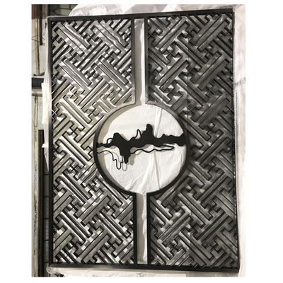 Goede prijs Holle haarlijn Zwarte kleur roestvrijstalen scherm scheidingswand voor interieur online