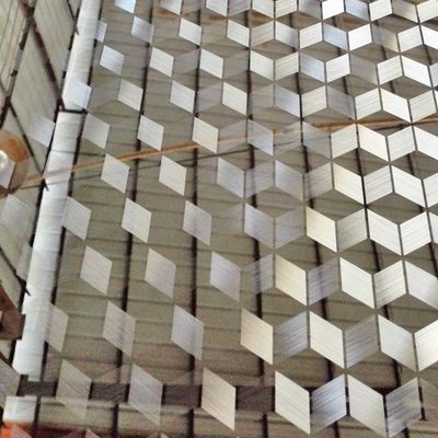 Goede prijs Geëtst zilver 8K spiegel 3D kleur roestvrij staal plaat voor lift deur kast online