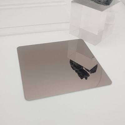 Goede prijs Roestvrij staalplaat 304 Plaat Koffiekleur Spiegeloppervlak online