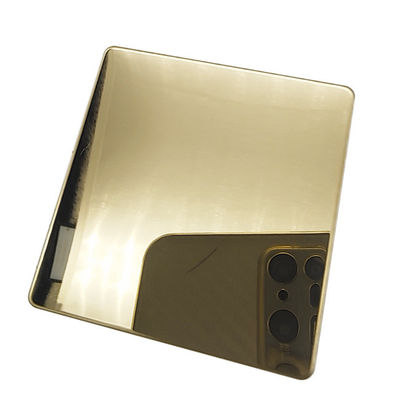 Goede prijs Inrichting Decoratief201 204 316 Decoratieve materialen Champagne Goudplatering Spiegel 8k roestvrijstalen platen online