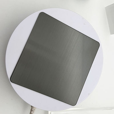 Goede prijs 304 Zwarte kleur roestvrijstalen platen geborstelde haarlijn NO.4 Afgesloten roestvrijstalen platen PVD-coating voor frame online
