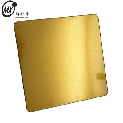 Goede prijs Warmgewalste decoratie Kleur roestvrij staal plaat Trilling Rood goud online