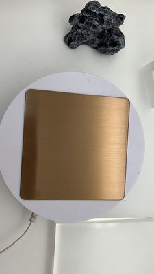 Goede prijs Bronzen haarlijn HL Outdoor Decorated Metal Steel Sheet Laser Film PVD Kleur online