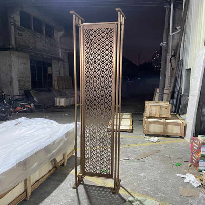 Goede prijs Op maat gemaakte decoratieve roestvrijstalen schermen Panelen Buiten Interieur Tuin Hotel Huis Panelen Scherm Laser gesneden Metal Dividers Panel online