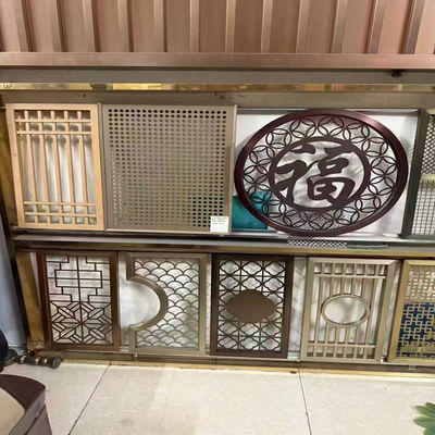 Goede prijs Afscheidingswand Divdier 304 roestvrij staal Goud Kleur Op maat Afmeting titanium snijplank goud roestvrij stelplaten online