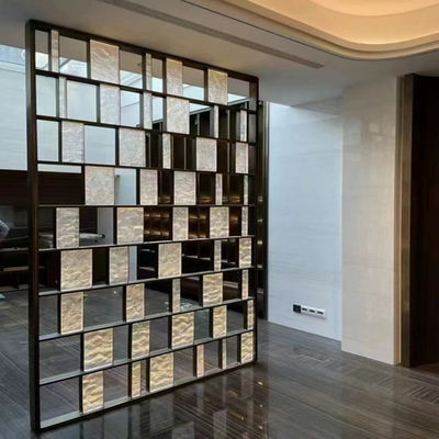 Goede prijs 304 Goud Rozen Messing Kleur Gepoetste Matt Laser Holle Ruimteverdeler van roestvrij staal online