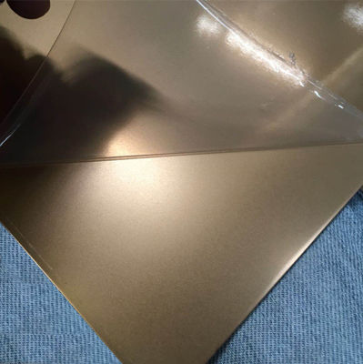 Goede prijs 201 304 316 Rozengoud Muurdekoratie Buitenbekleding Kleur roestvrij staalplaat online