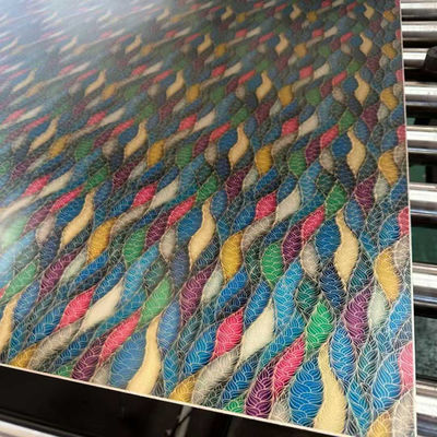 Goede prijs Nieuw ontwerp kleurrijk engineering project decoratie roestvrij staal antiek afwerking paneel roestvrij staal aangetaste plaat online