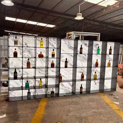 Goede prijs Sus304 201 316 High End Aanpassing Wijnkast Display Specialiteitswinkels Met LED online