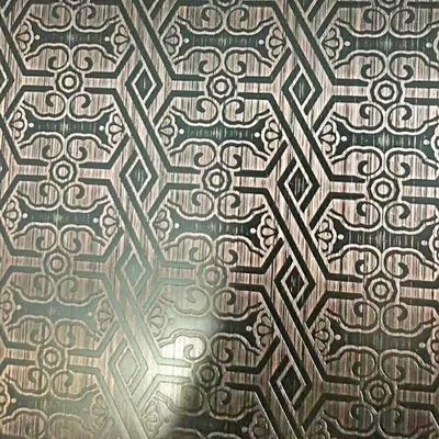 Goede prijs Gepronkte oppervlakte Pvd-coating 1000Mm 1219Mm 1500Mm Breedte roestvrij staalplaat online