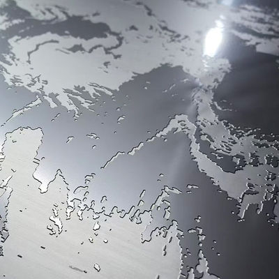 Goede prijs 2438mm 3048mm 3000mm 4000mm 304 Verschillende Patroondiepte Etsen Roestvrijstalen plaat online