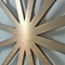 SUS304 het Schermverdeling Hairline H3m Rose Gold Room Divider van het metaalroestvrije staal