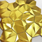 Antiwear Hexagon Tegels Rose Gold Sapphire Blue JIS van het Roestvrij staalmozaïek
