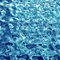 Sapphire Blue Color Water Ripple Gestempeld Roestvrij staalblad