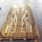 PVD-van het Bladaisi van de Roestvrij staalets de Met een laag bedekte Gouden Decoratieve Lift Kleur