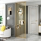 Nordic Living Room Roestvrij staal scherm Hotel Art Partition Veranda Screen Partition Hollowed Gold Screen