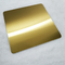 Het decoratieve Haarscheurtje beëindigt Gouden Blad 3048mm DIN 304 van het Kleurenroestvrije staal
