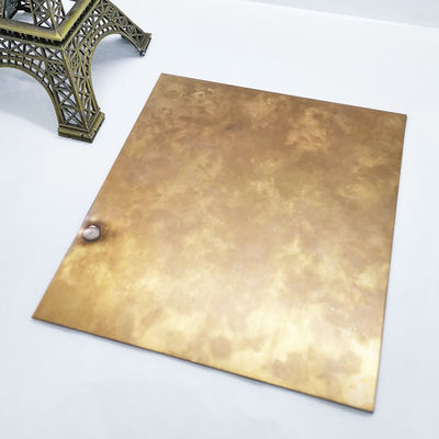 Goede prijs Gevormd de Staalplaat verouderd effect van Art Antique Copper Color Stainless online