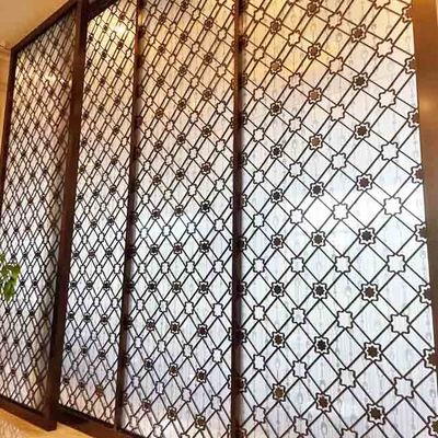 Goede prijs Moderne 304 316 201 Gouden Rose Bronze Mirror Hairline Laser snijden Holle de Zaal van de het Schermverdeling van het Roestvrij staalmetaal Verdeler online