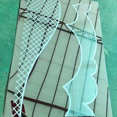 Blad van het douane het Ontwerp Geëtste Roestvrije staal voor Liftdecoratie