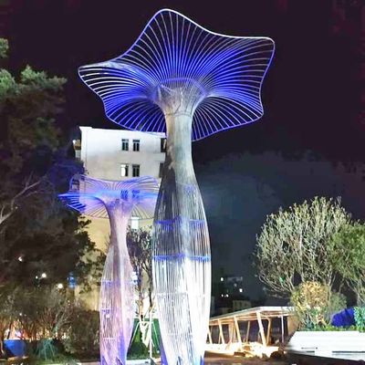 Goede prijs 316l de Tuin van de metaalpaddestoel siert Beeldhouwwerk Antirust Duurzaamheid online