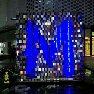 Goede prijs ASTM GB JIS 304 Grote de Tuinornamenten van het Roestvrij staal Abstracte Beeldhouwwerk online