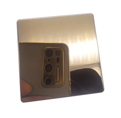 Goede prijs Gekleurde roestvrijstalen plaat 8K roségouden kleur voor interieurdecoratie Anti-vingerafdrukcoating online