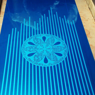 Goede prijs Het goud etste gekleurd Roestvrij staalblad 0.5MM Dikke Spiegelpatronen online