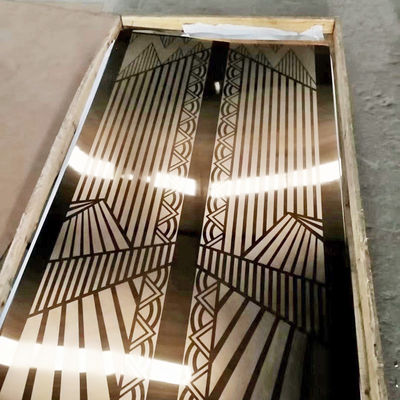 Goede prijs Zilveren spiegelkleur 304 roestvrij staal gegraveerd paneel voor lift online