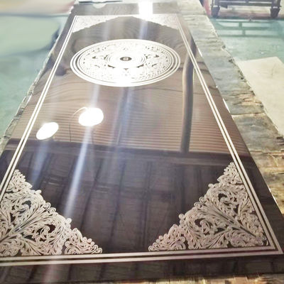 Goede prijs Blad van het de Spiegelpvd het Kleur Geëtste Roestvrije staal van 4x8 201 304 316l voor de Douane van de Liftdeur online