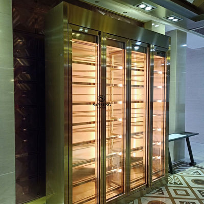 Goede prijs Eenvoudig ontwerp Betaalbare roestvrijstalen wijnkast voor huishoudelijk gebruik online