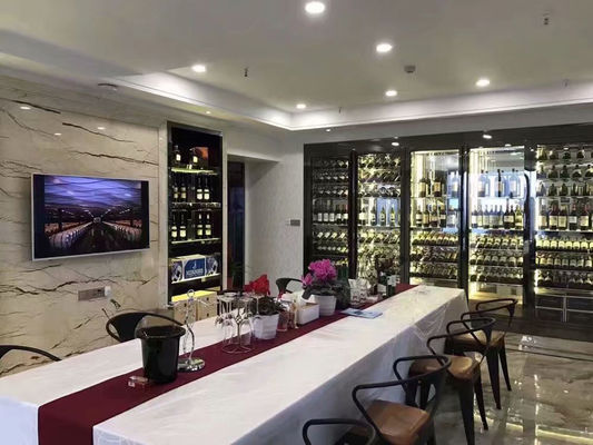 Goede prijs Van het het Roestvrije staalglas van de huisluxe van de de Wijnopslag van de het Kabinetscompressor de Wijnkabinet online