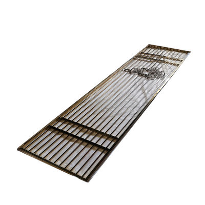 Goede prijs 304 Fabrikant Op maat gemaakte metalen hoogwaardige roestvrijstalen scherm interieur decoratie lobby scheidingswand online